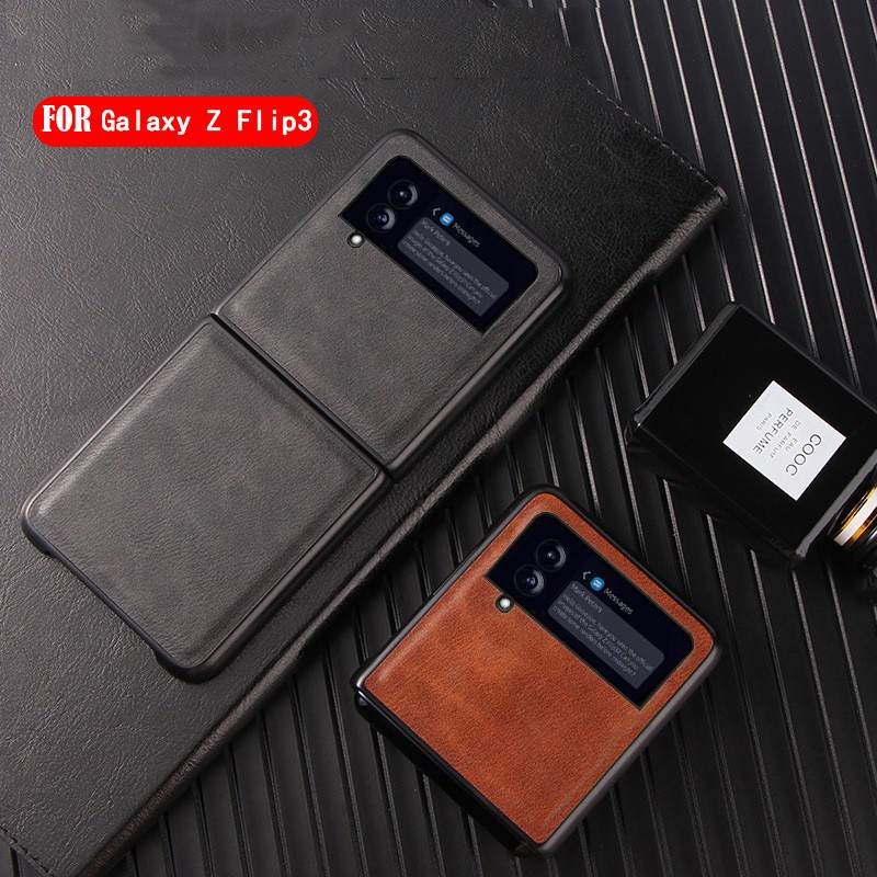 Ốp Lưng Chất Liệu Da Cho Samsung Galaxy Z Flip 3 Z Flip 5g Z Fold 3 Z Fold 2 Fold 1