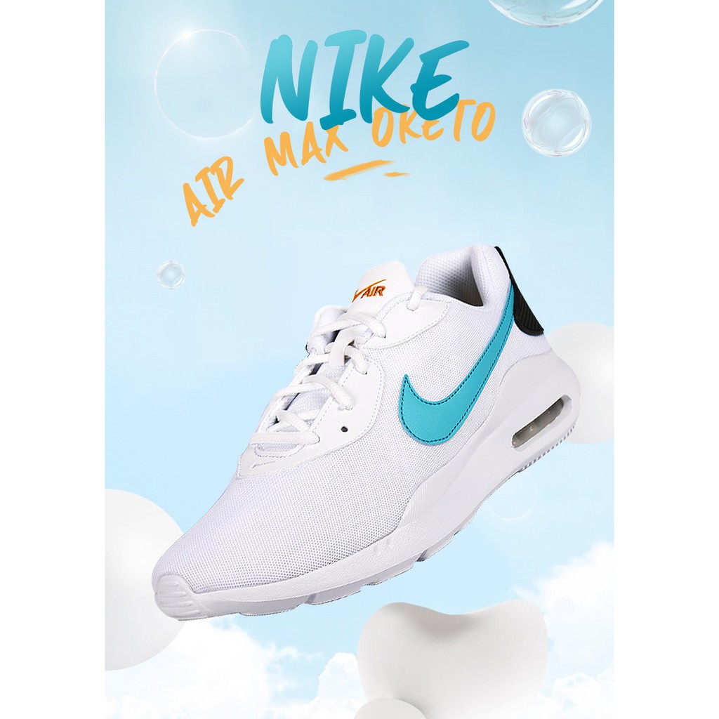 Giày thể thao nam Air Max Oketo 'White Oracle Aqua' AQ2235-106
