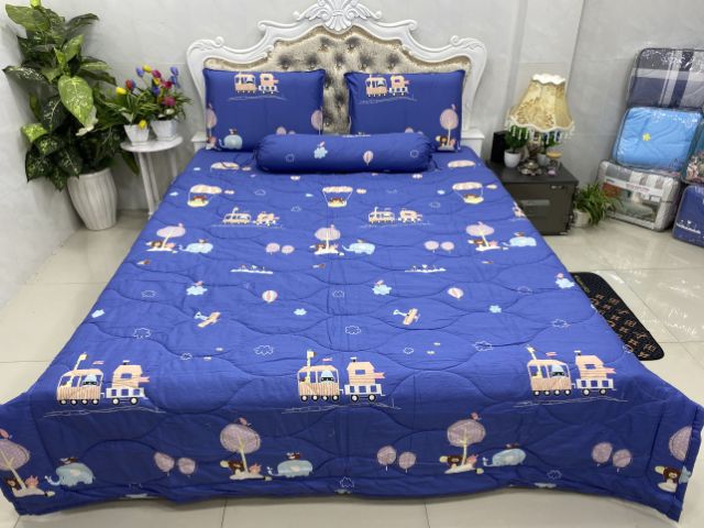 BỘ DRAP COTTON HÀN QUỐC 4 MÓN 100% COTTON