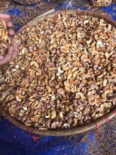 Hạt điều bể rang muối