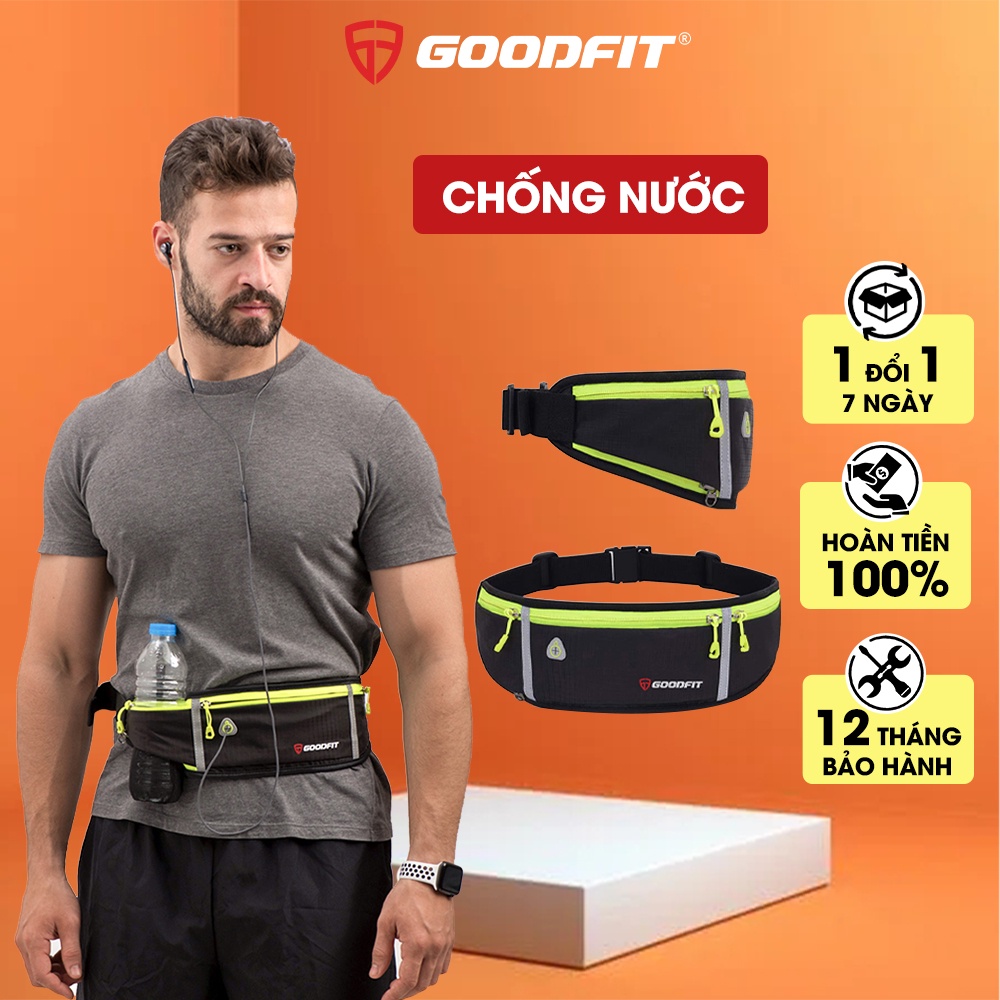 Túi đeo bụng chạy bộ, đai đeo điện thoại chạy bộ nam nữ chính hãng GoodFit GF106RB