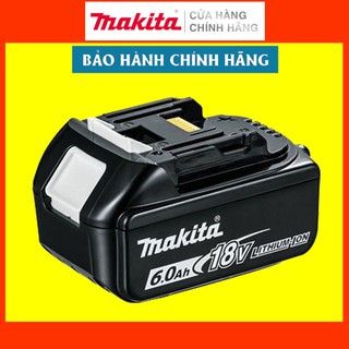 [CHÍNH HÃNG] Pin Makita BL1860B (Li-ion/18V/6.0Ah) 197422-4