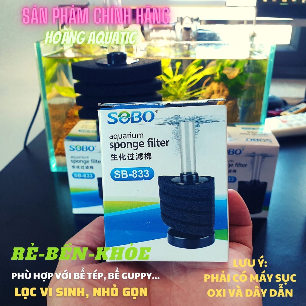 Lọc Vi Sinh Mini Cho Bể Cá Cảnh Thuỷ Sinh, Bể Tép
