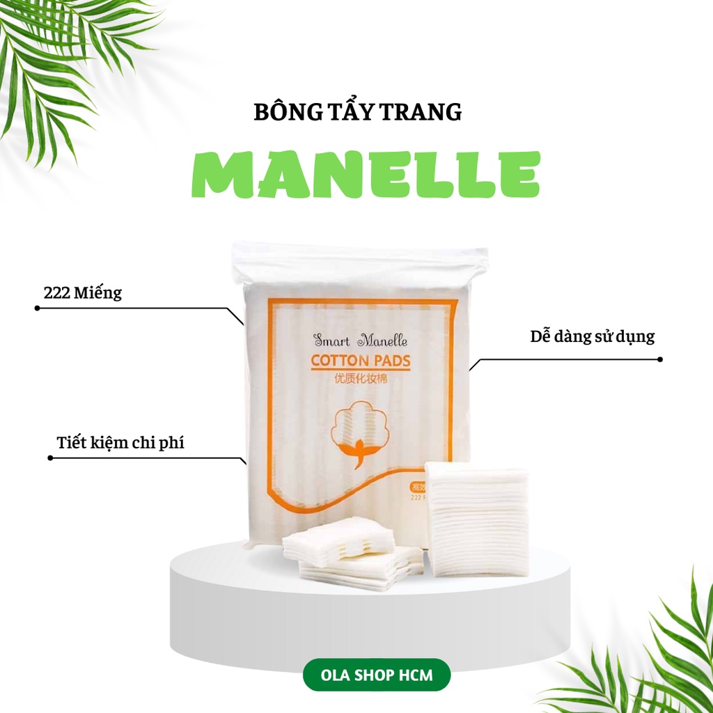 Bông tẩy trang Lameila 222 miếng