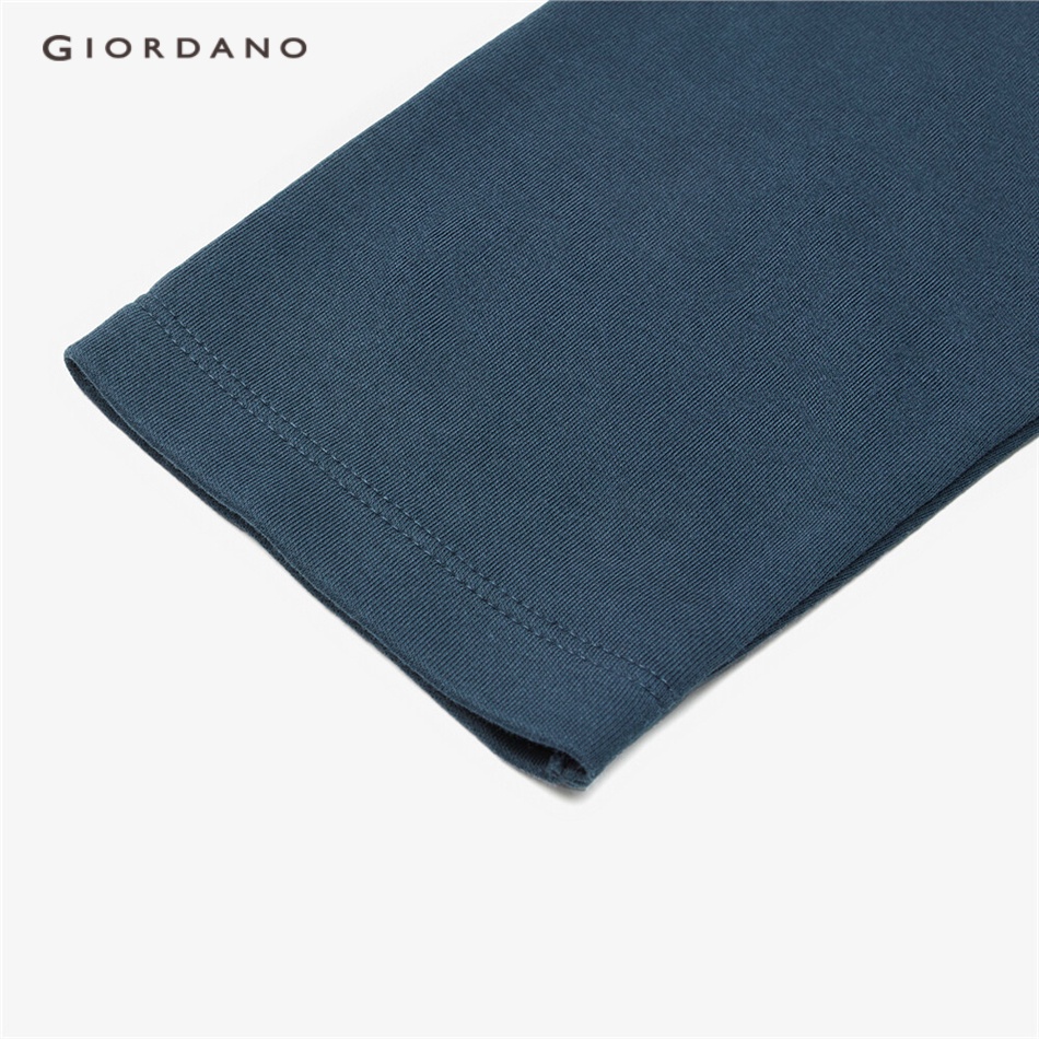 Áo thun GIORDANO 05311790 cổ polo tay dài dáng ôm thời trang dành cho nữ | BigBuy360 - bigbuy360.vn