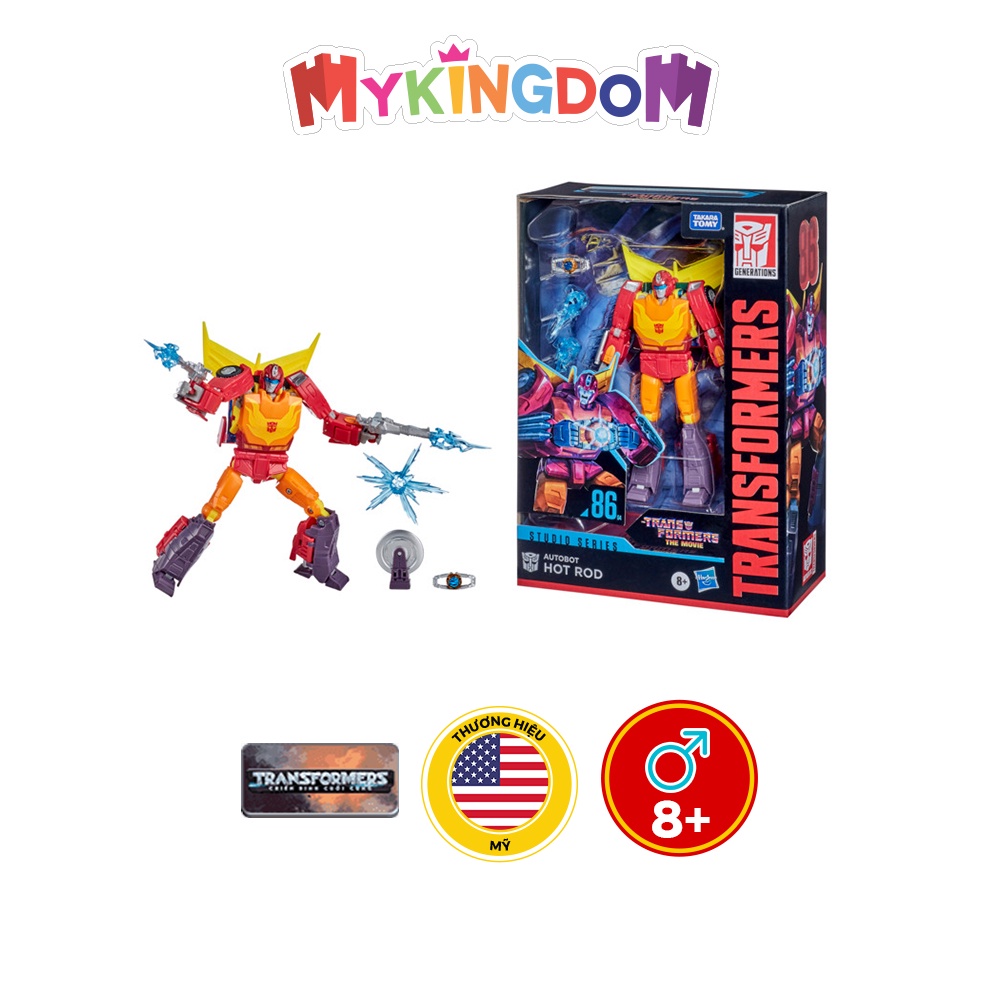Đồ Chơi HASBRO TRANSFORMERS Mô Hình Hot Rod Dòng Studio Voyager 86 F0712/E0702