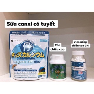 Các sản phẩm hỗ trợ chiều cao cho bé GH, shinshin