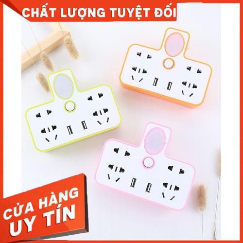 Ổ điện đèn ngủ  kiểm cổng usb kiêm đèn ngủ kiêm cổng sạc quá là đa di năng luôn