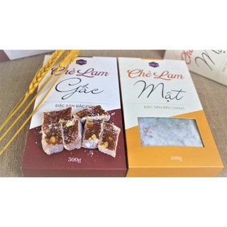  Bánh Chè Lam Mật 250gr 500gr đặc sản Bắc Giang - thơm ngon giữ trọn vị truyền thống 