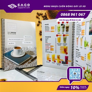 IN MENU, THIẾT KẾ MENU THEO YÊU CẦU