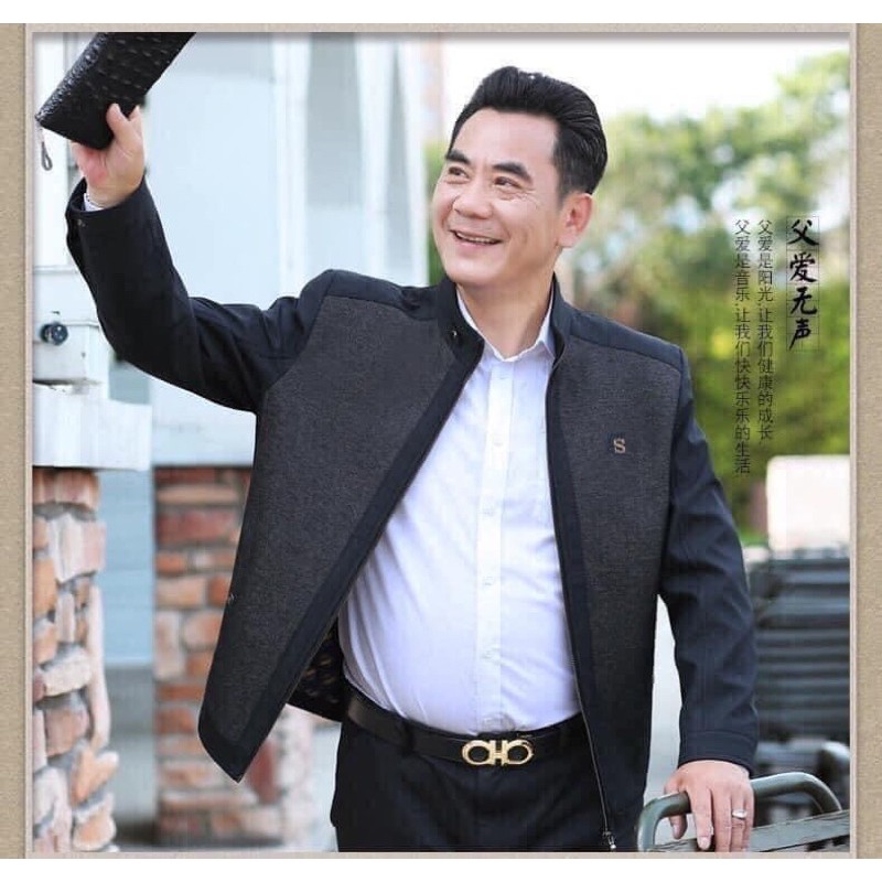 [Mã SKAMLTSW11 giảm 10% đơn 99K] áo khoác nam trung niên hàng QCCC order