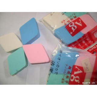 Bông đánh kem nền 4 miếng vát chéo