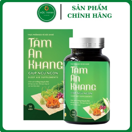 (CHÍNH HÃNG) Tâm An Khang - Sản phẩm hỗ trợ điều trị mất ngủ, giúp an thần