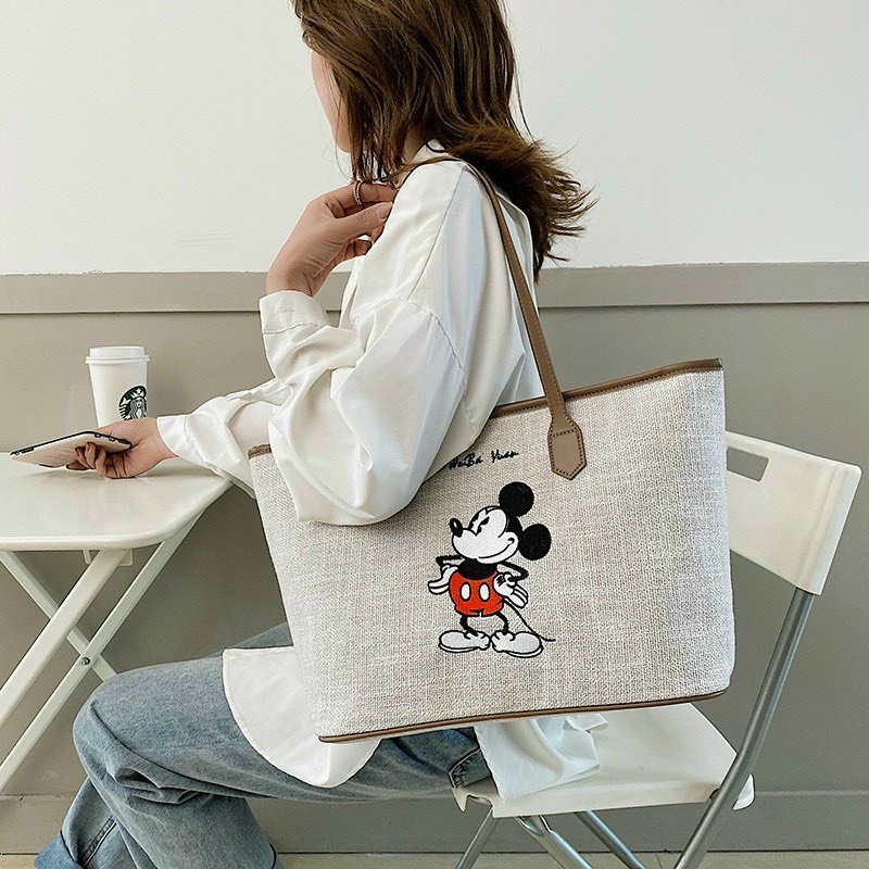 Túi đeo chéo nữFREESHIP Túi đeo chéo nữ in hình chuột Micky thời trang