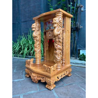 Bàn thờ thần tài cao cấp mẫu Rồng Phun Lửa