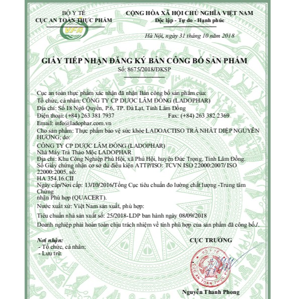 Trà actiso Nhất Diệp Nguyên Hương - Giúp thanh nhiệt, mát gan giải độc và bảo vệ gan, thanh lọc cơ thể (Hộp 4 Gói 150g)
