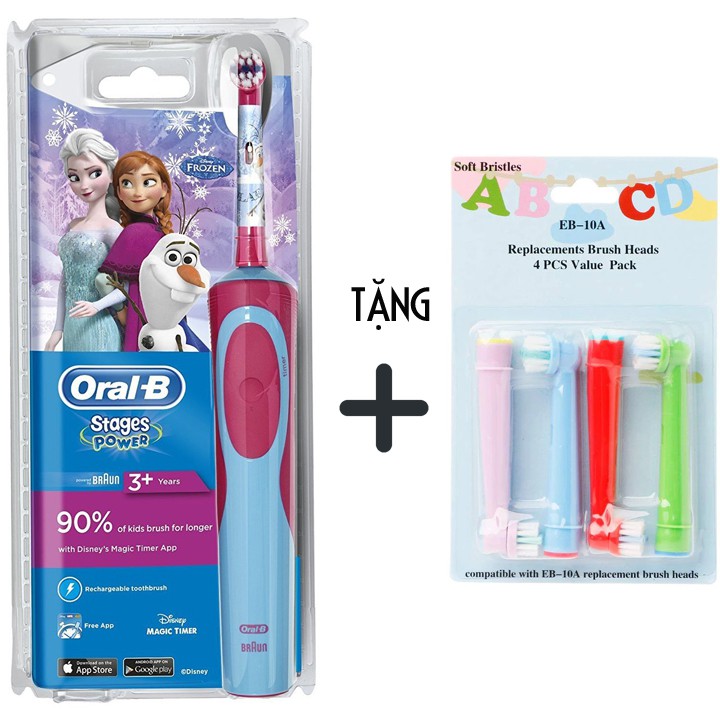 Máy đánh răng điện Oral B người lớn, trẻ em, Bàn chải điện Oral B mStar