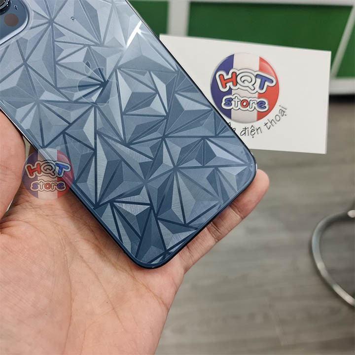 Miếng dán mặt lưng 3D vân kim cương Iphone 12 Pro Max / 12 Pro / 12