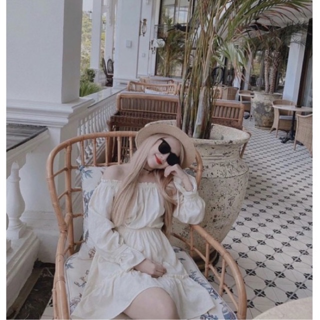 Đầm rớt vai xinh🤍
