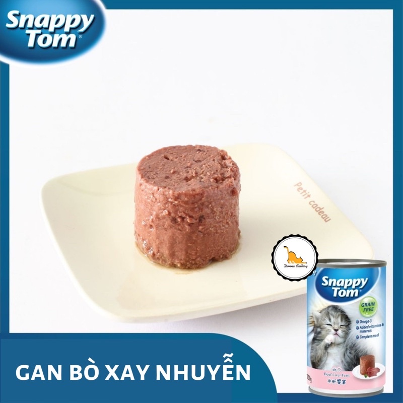 PATE BABY SNAPPY TOM LON 150g ĐỦ VỊ CHO MÈO CON ĂN DẶM VỊ THỊT GÀ CÁ NGỪ GAN BÒ