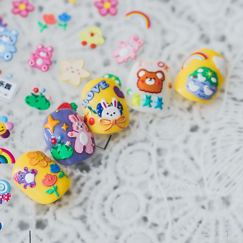 Sticker động vật ,hoa lá ,chữ ..hãng tomoni ,hàng xịn đẹp cao cấp ,trang trí móng tay