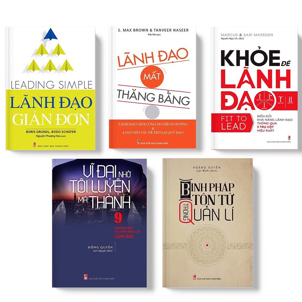 Sách: Combo Trở Thành Nhà Lãnh Đạo Giỏi