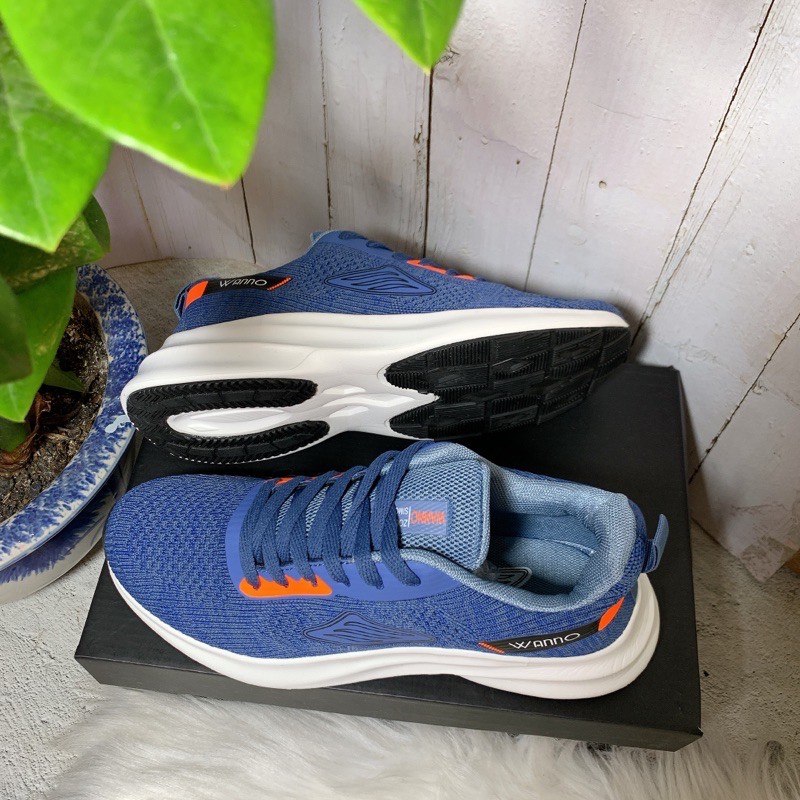 Giày thể thao nam sneaker Wanno blue xanh dương mới 2022 689