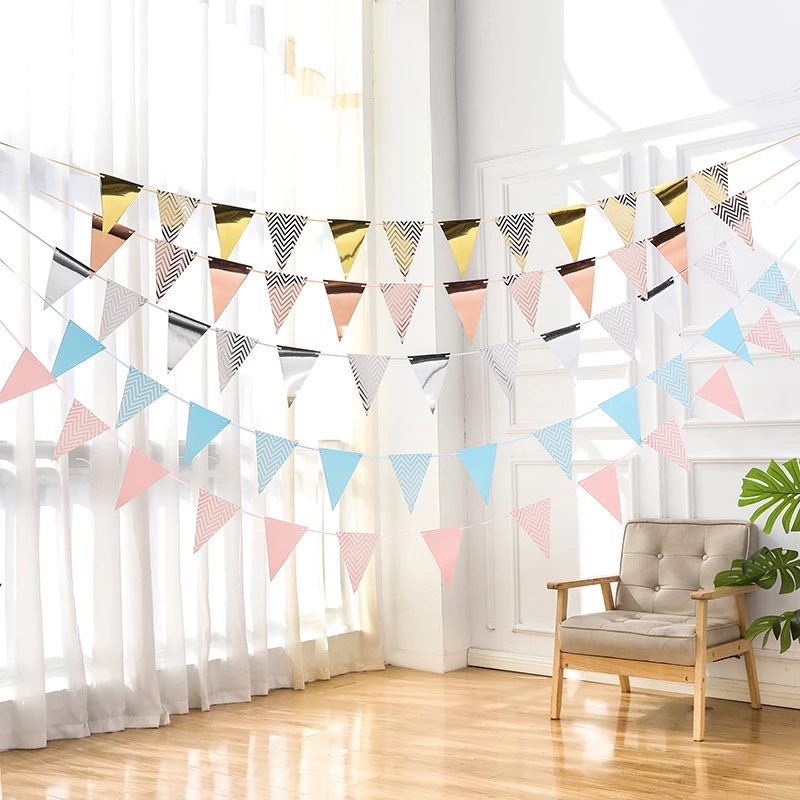Banner Chữ &quot;Happy Birthday&quot; Trang Trí