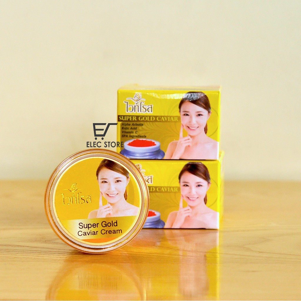 Kem Dưỡng Trắng Da Cao Cấp Face Super Gold Caviar Thái Lan