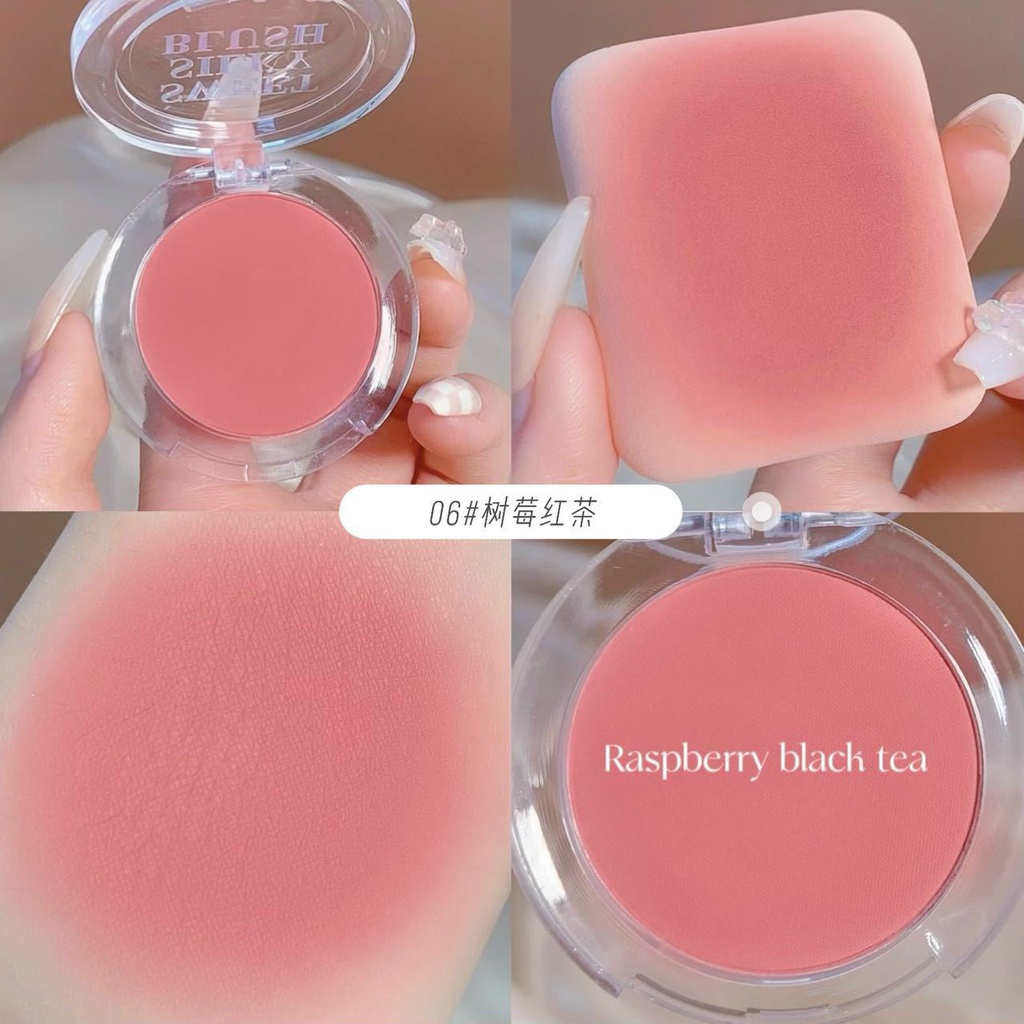 Phấn Má Hồng Langsha Sweet  Mềm Mượt Trang Điểm Tông Nude Tự Nhiên