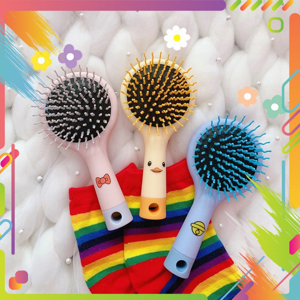 [Giá rẻ]LƯỢC MINI MIX GƯƠNG