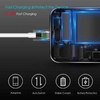 Cáp Sạc Nhanh Dây Dù 1m 5a Micro Usb / Type C / Iphone Android