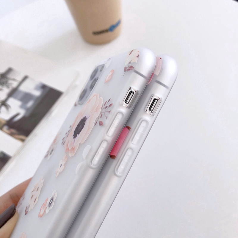 Ốp điện thoại silicone mềm họa tiết hoa hồng đơn giản dành cho OPPO F7 F9 F5 A83 F1S