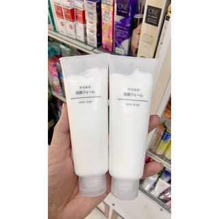 Sữa rửa mặt muji face soap nhật