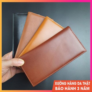 Ví dài Nam da trơn không khóa nhiều màu nhỏ gọn trong túi quần (19x9cm) - WL102