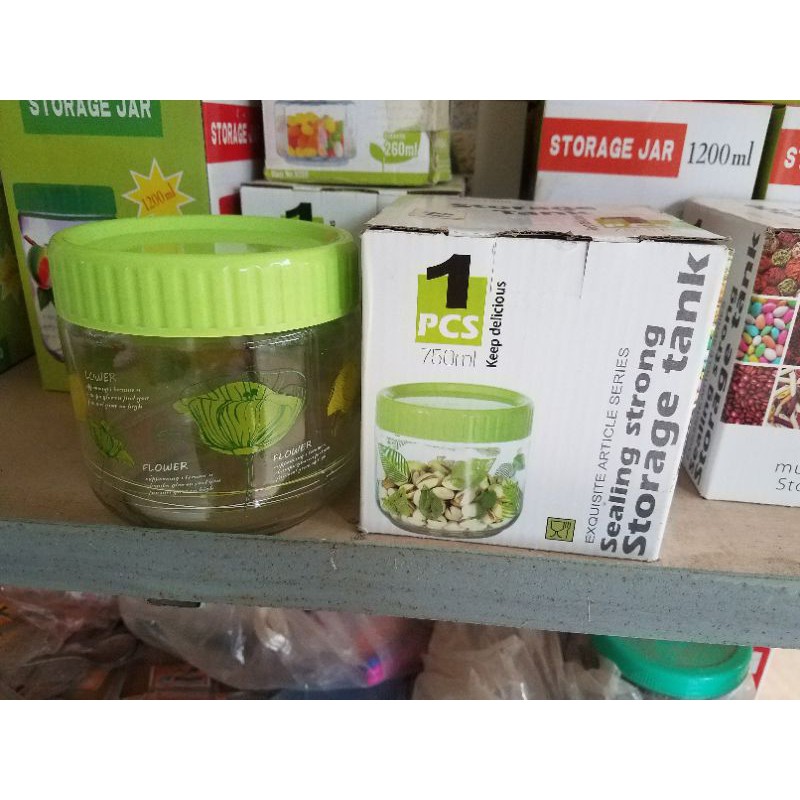 Lọ thủy tinh đựng đường,muối 750ml