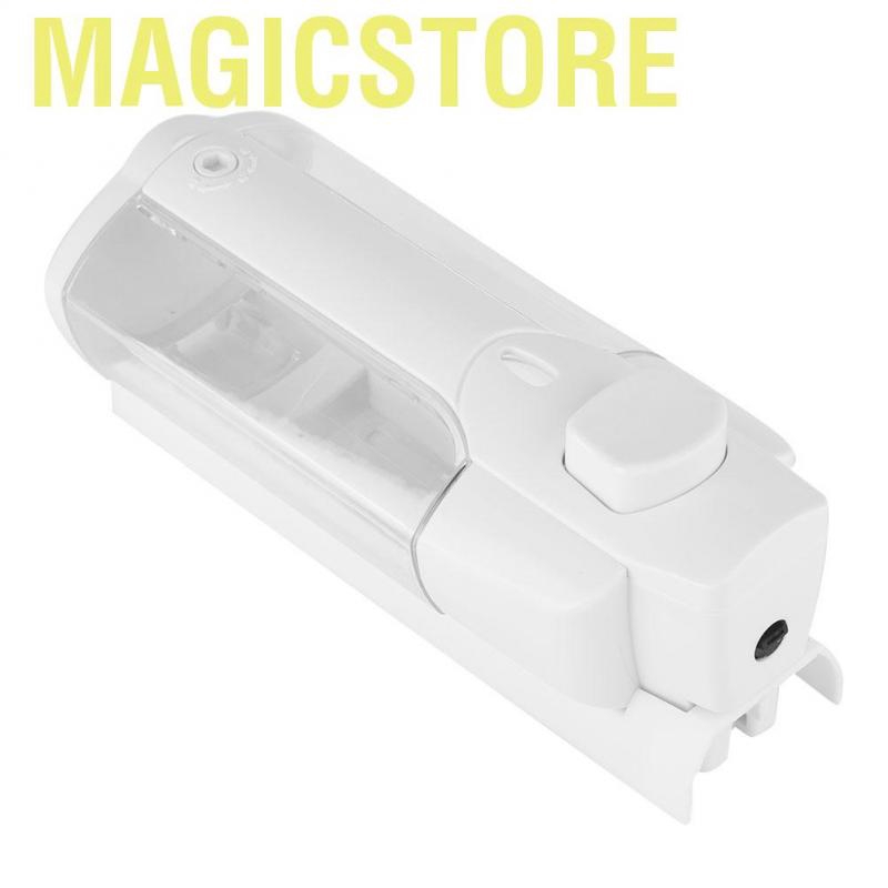 [Ready Stock] Magicstore 350ml Bathroom Hotel Wall Mounted Plastic Soap Liquid Shampoo Lotion Manual Dispenser