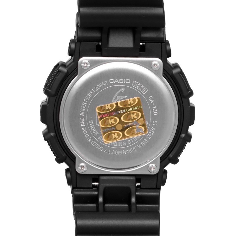 Đồng hồ nam dây nhựa G-SHOCK chính hãng Casio Anh Khuê GA-120-1ADR | BigBuy360 - bigbuy360.vn