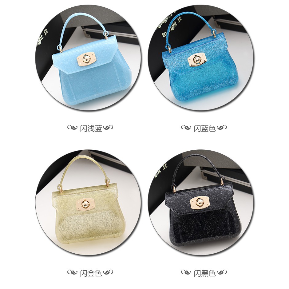 Túi đeo chéo nhựa jelly dáng furrrla size mini 17