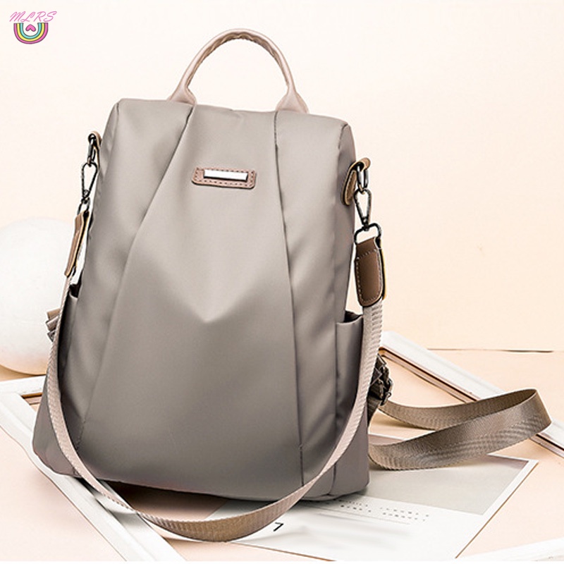 Ba lô vải oxford nylon chống thấm nước chống trộm dành cho nữ