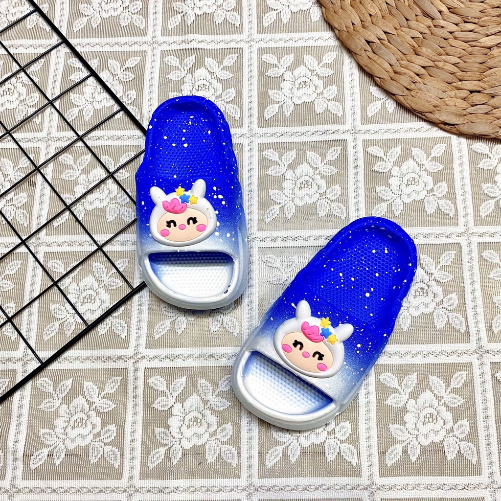 Dép quai ngang cho bé phối màu ombre cực dễ thương siêu êm siêu nhẹ - TT413