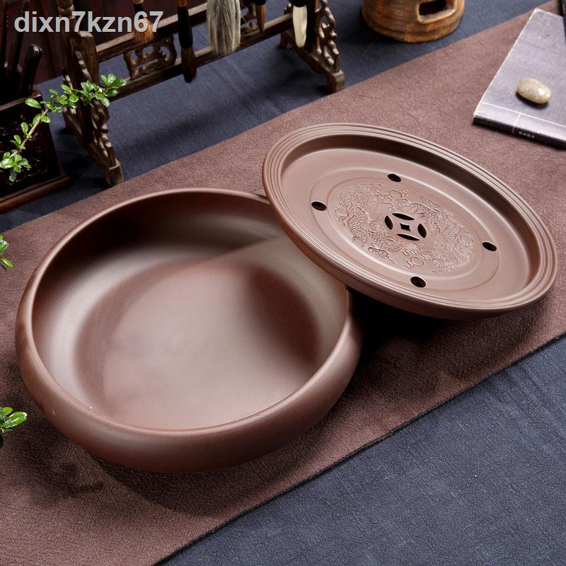 ✚ ♕☾khay trà zisha nhỏ đựng nước Bàn gia đình Bộ Kung Fu đơn giản pha khô biển ưu đãi đặc biệt