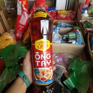 NƯỚC MẮM ÔNG TÂY CHAI LỚN 900ML