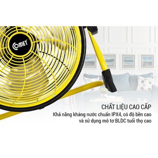 Quạt sạc Comet CRF1112 - 12inch