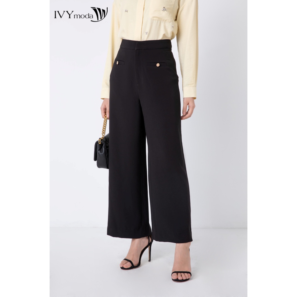 Quần dài nữ túi trước IVY moda MS 22M6943