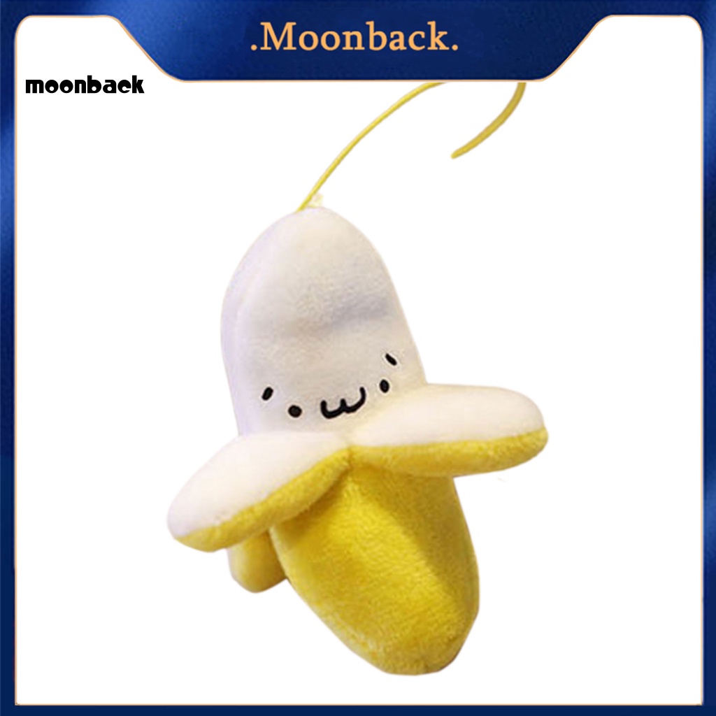 < Moonback > Móc Khóa Hình Quả Chuối Nhồi Bông Mềm Mại Đa Năng Dành Cho Xe Hơi