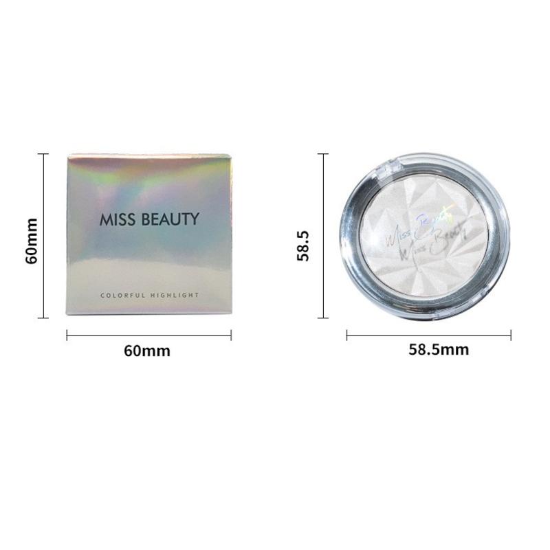 Bảng Phấn Bắt Sáng Màu Nhũ Lấp Lánh Tạo Khối Khuôn Mặt