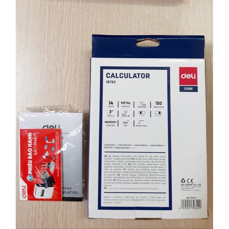 Máy tính deli 1672c bảo hành 3 năm | BigBuy360 - bigbuy360.vn