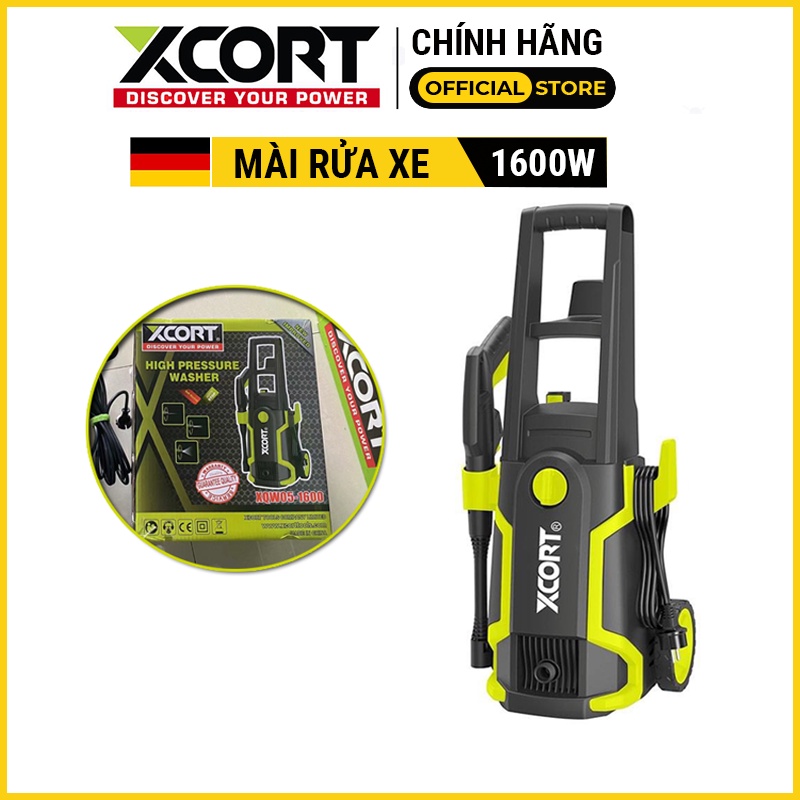 Máy rửa xe - Máy rửa xe áp lực cao 1600W XCORT Kèm phụ kiện