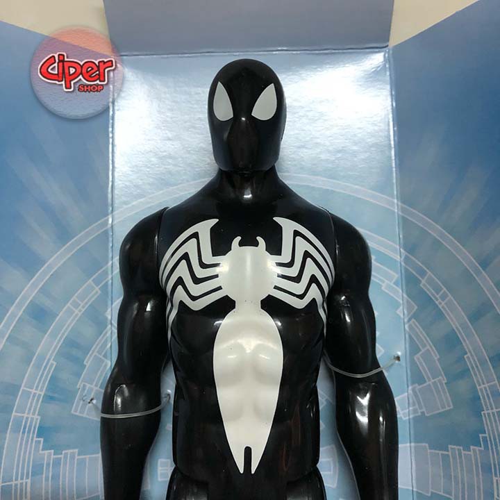 Mô hình Black Suit Spider Man 30cm -  Titan Hero Series